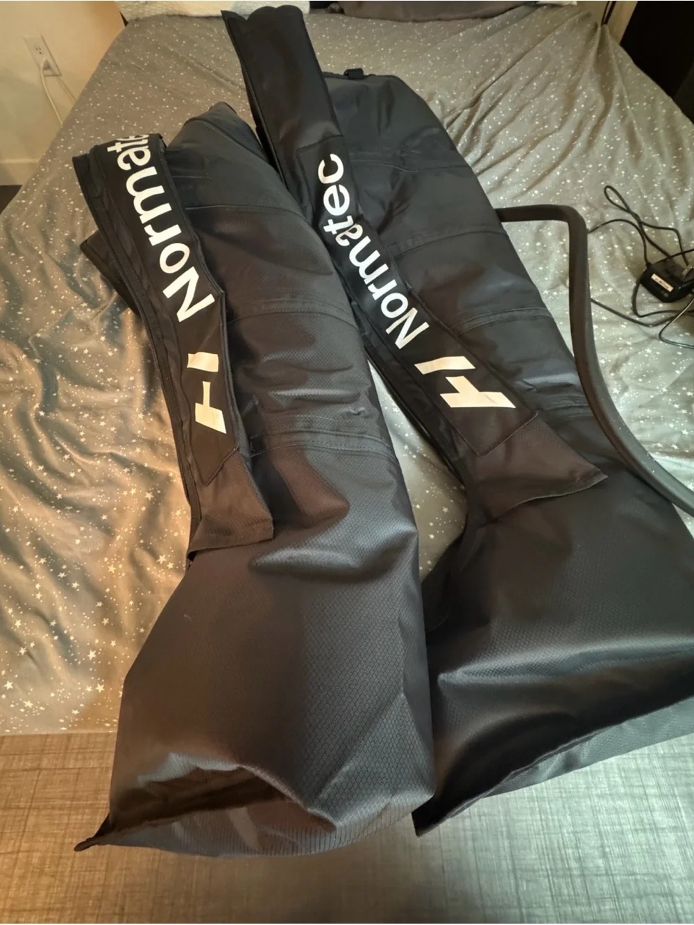 Black Recovery Normatec Leg Sleeves - Boots